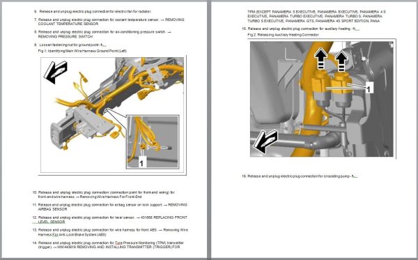 Porsche Panamera 970 Wiring Diagram Workshop Manual 2009 2016 2