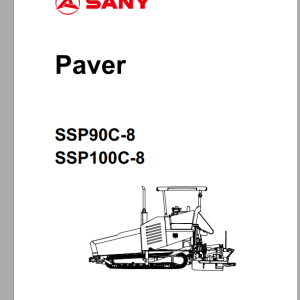 SANY Service Manual PDF Collection 2.95 GB Sany Machinery 2.95 Gb Operation Maintenance Manual Part Manual Electric Hydraulic Schematic 4