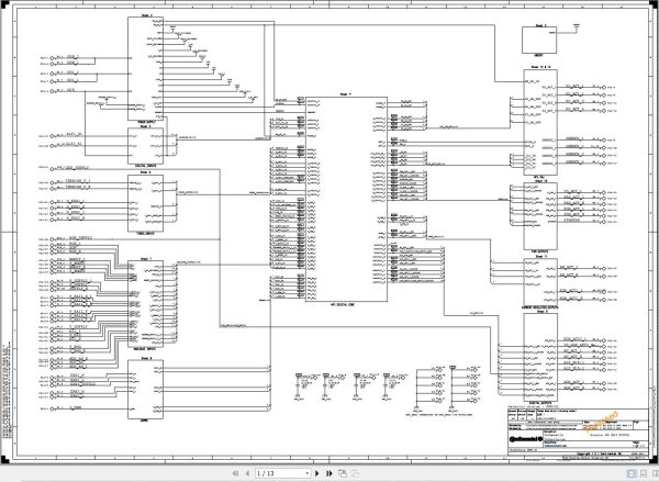 Scania Controller S6 HPI Electrical Diagrams 63D42666XAG 1