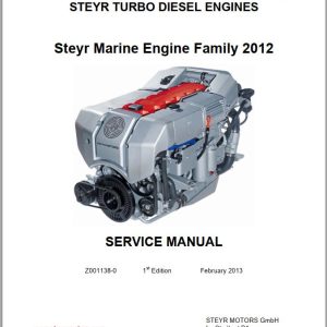 Steyr Motors Marine Engine 2012 Service Manual Z001138 0