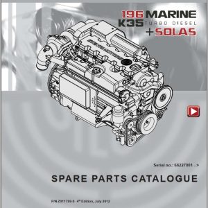 Steyr Motors Marine Engine MO196K35 Spare Parts Catalogue