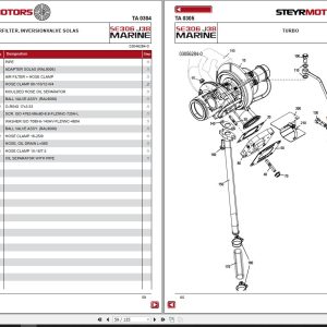 Steyr Motors Marine Engine SE306J38 Spare Parts Catalogue 1