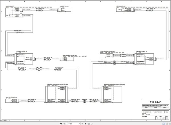 Tesla Model X LHD and RHD Circuit Diagram 01.2023 Current 1