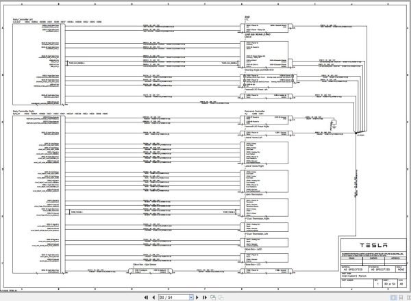 Tesla Model Y LHD and RHD Circuit Diagram 03.2022 1