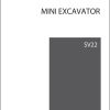 Yanmar Excavator SV22 Parts Catalog CPB28ENMA00100 1