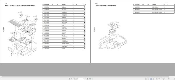 Yanmar Mini Excavator B30v Parts Catalog CP442ENMA00100 1