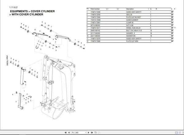 Yanmar Mini Excavator SV15VT Parts Catalog CPB73ENMA00100 1