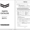 Yanmar Mini Excavator SV17VT Parts Catalog CPB74ENMA00100