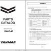 Yanmar Mini Excavator SV60 B Parts Catalog CPB50ENMA00100