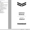 Yanmar Mini Excavator SV60 B Service Manual MMB50ENMA00101