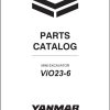 Yanmar Mini Excavator ViO23 6 Parts Catalog CPB57ENMA00100001