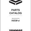 Yanmar Mini Excavator ViO38 6 Parts Catalog CPB33ENMA00101001