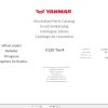 Yanmar V120 Tier 4 Wheel Loader Parts Catalog 5780401721 PDF 1