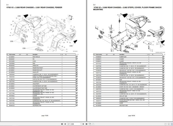 Yanmar V70S Wheel Loader Parts Catalog CPB554ENWL00201 PDF 2
