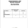 Carraro Axle 26.25 26.28 Maintenance and Repair Manual 908483