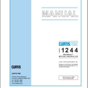 Daewoo Doosan Forklift Curtis 1207 1311 Operator Manual 1