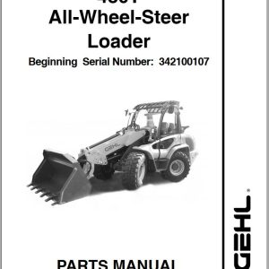 GEHL All Wheel Steer Loader 480T Parts Manual 918119C
