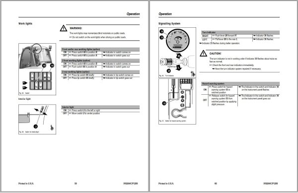 GEHL All Wheel Steer Loader AWS36 Operators Manual 918264C 1