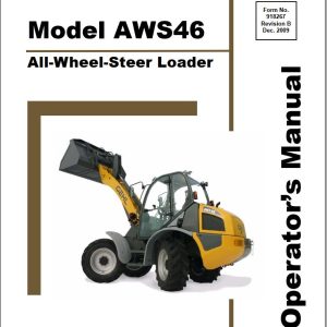 GEHL All Wheel Steer Loader AWS46 Operators Manual 918267B