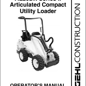 GEHL Articulated Compact Utility Tractor AL20 DX Series II Operators Manual 918024B