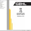 GEHL Articulated Loader 650 750 T750 Operators Manual 50940508E