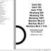 GEHL Articulated Loader 650 750 T750 Service Manual 50940441C