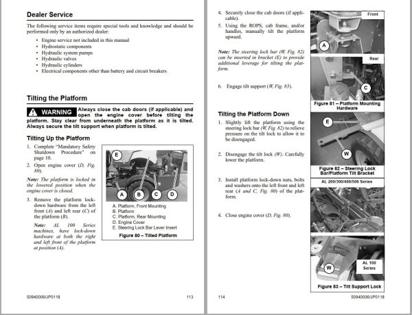 GEHL Articulated Loader AL140 AL240 AL340 AL440 AL540 Operators Manual 1