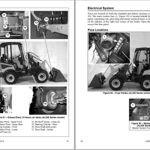 GEHL Articulated Loader AL140 AL240 AL340 Operators Manual 918441A 1