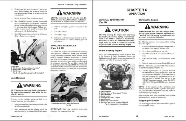 GEHL Articulated Loader AL20 DX Operators Manual 908180A 1