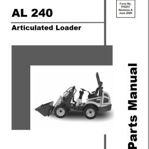 GEHL Articulated Loader AL240 Parts Manual 918257A