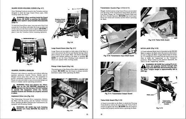 GEHL Baler RB1400 Operators Manual 902509A 1