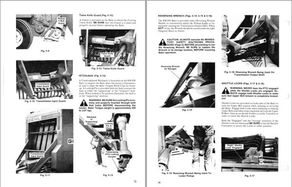 GEHL Baler RB1450 Operators Manual 902889A 1