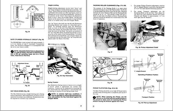 GEHL Baler RB1600 Operators Manual 902347A 1
