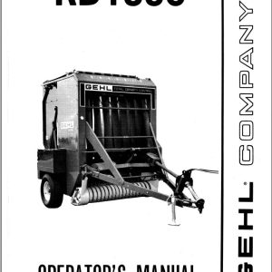 GEHL Baler RB1850 Operators Manual 902917A
