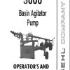 GEHL Basin Agitator Pump 3000 Operators and Service Parts Manual 903823A