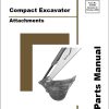GEHL Compact Excavator 153 to 1202 Parts Manual 918180