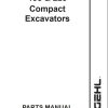GEHL Compact Excavator 193 223 Parts Manual 909827A