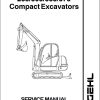 GEHL Compact Excavator 253 303 353 373 Service Manual 918148A