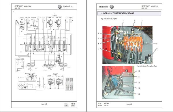GEHL Compact Excavator 253 303 353 373 Service Manual 918148A 1