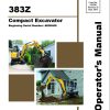 GEHL Compact Excavator 383Z Operators Manual 918196E