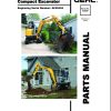 GEHL Compact Excavator 383Z Parts Manual 918195C