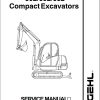 GEHL Compact Excavator 502 602 652 Service Manual 918157A