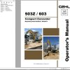 GEHL Compact Excavator 503Z 603 Operators Manual 918070F