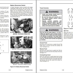GEHL Compact Excavator 503Z 603 Operators Manual 918070F 1