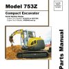 GEHL Compact Excavator 735Z Parts Manual 918075E