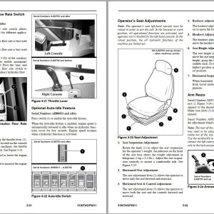 GEHL Compact Excavator 753Z 803 Operators Manual 918074D 1