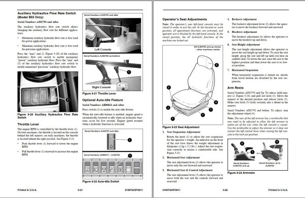 GEHL Compact Excavator 753Z 803 Operators Manual 918074D 1