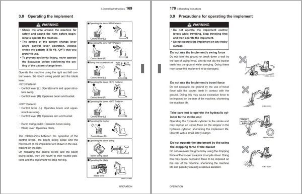 GEHL Compact Excavator M100 Operators Manual 50940495C 1