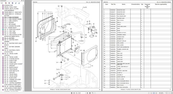 GEHL Compact Excavator Z17 GEN2 Parts Manual 50940297