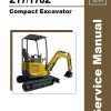 GEHL Compact Excavator Z17 Z170Z Service Manual 50940107A
